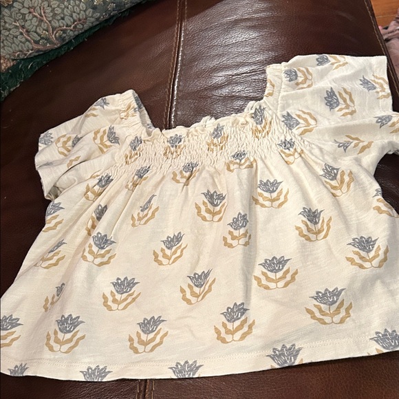 Rylee + Cru Cream and Blue Kids Matching Set - Picture 2 of 5